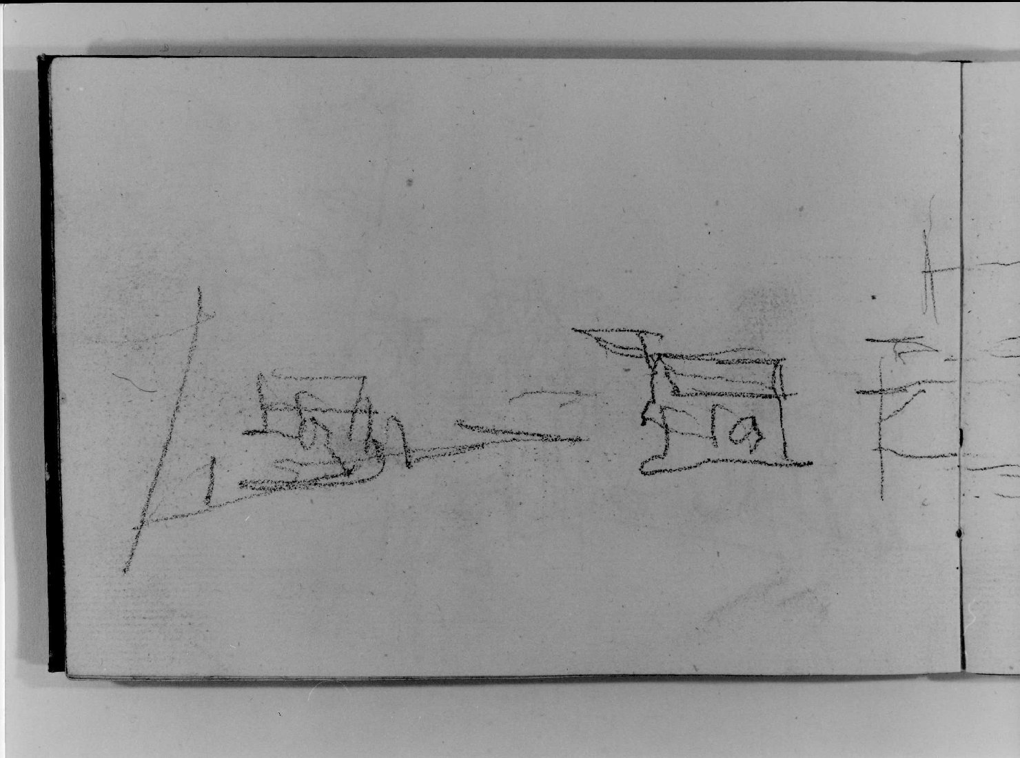 paesaggio (disegno, serie) di Canella Carlo (prima metà sec. XIX)