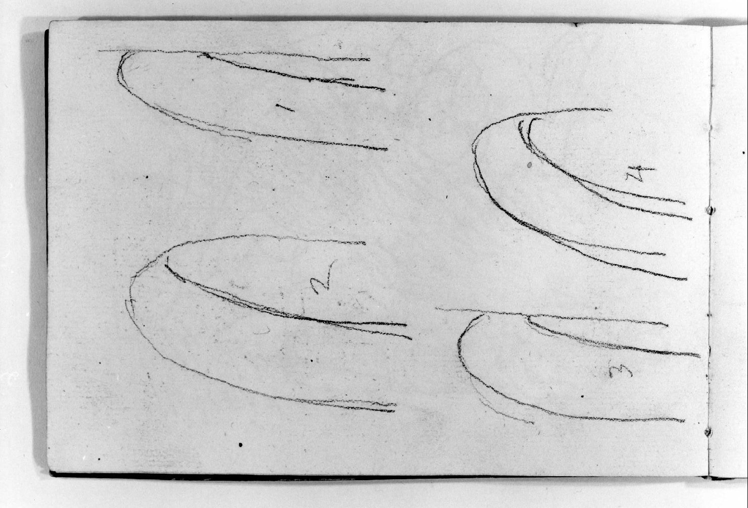 elementi architettonici (disegno, serie) di Canella Carlo (prima metà sec. XIX)