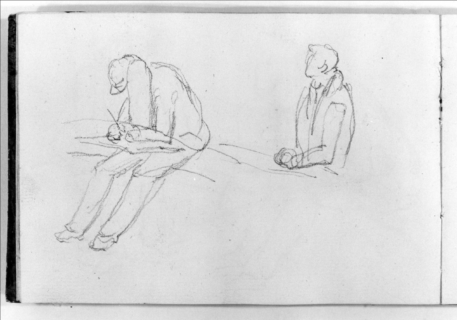 figure maschili (disegno, serie) di Canella Carlo (seconda metà sec. XIX)