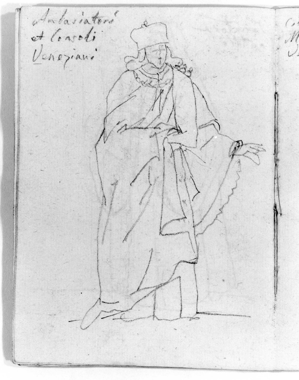 ambasciatore veneziano (disegno, serie) di Canella Giuseppe (prima metà sec. XIX)