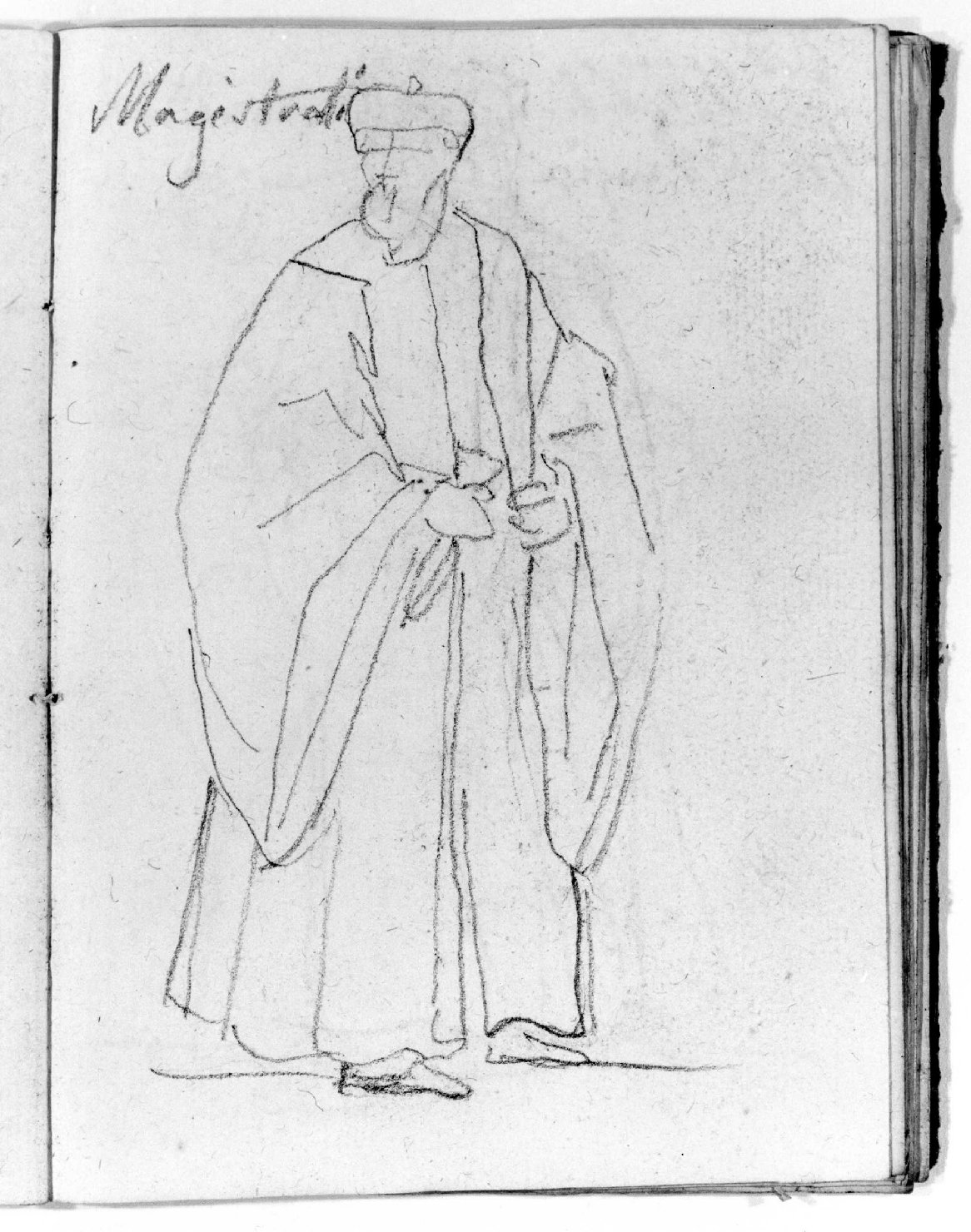 magistrato veneziano (disegno, serie) di Canella Giuseppe (prima metà sec. XIX)