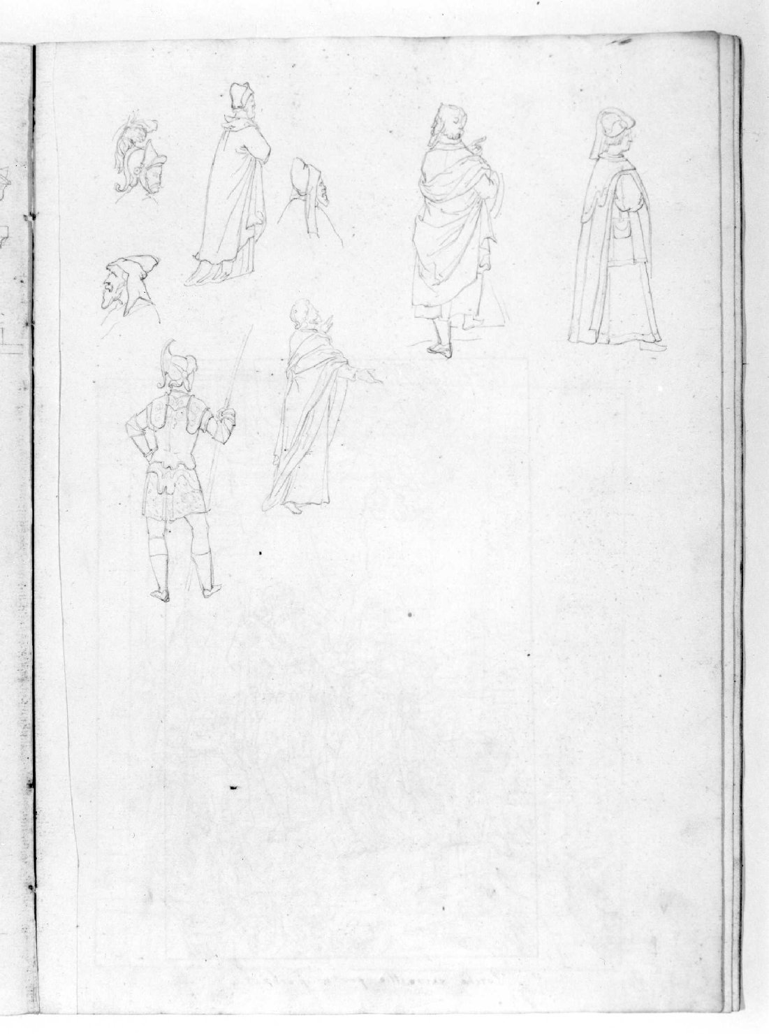 figure (disegno, serie) di Comerio Agostino (sec. XIX)