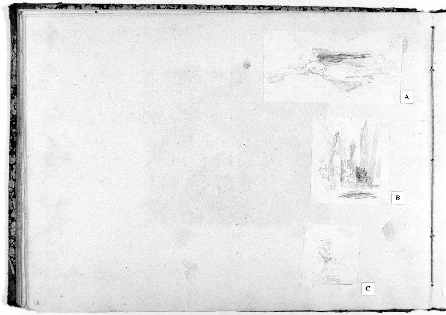 angelo (disegno, serie) di Recchia Angelo (metà sec. XIX)