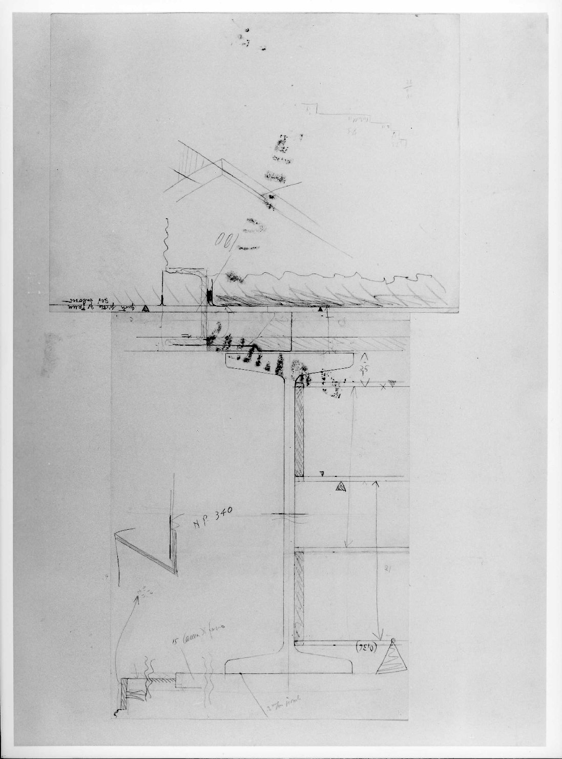 statua equestre di Cangrande I della Scala al Museo di Castelvecchio di Verona (disegno) di Scarpa Carlo (sec. XX)