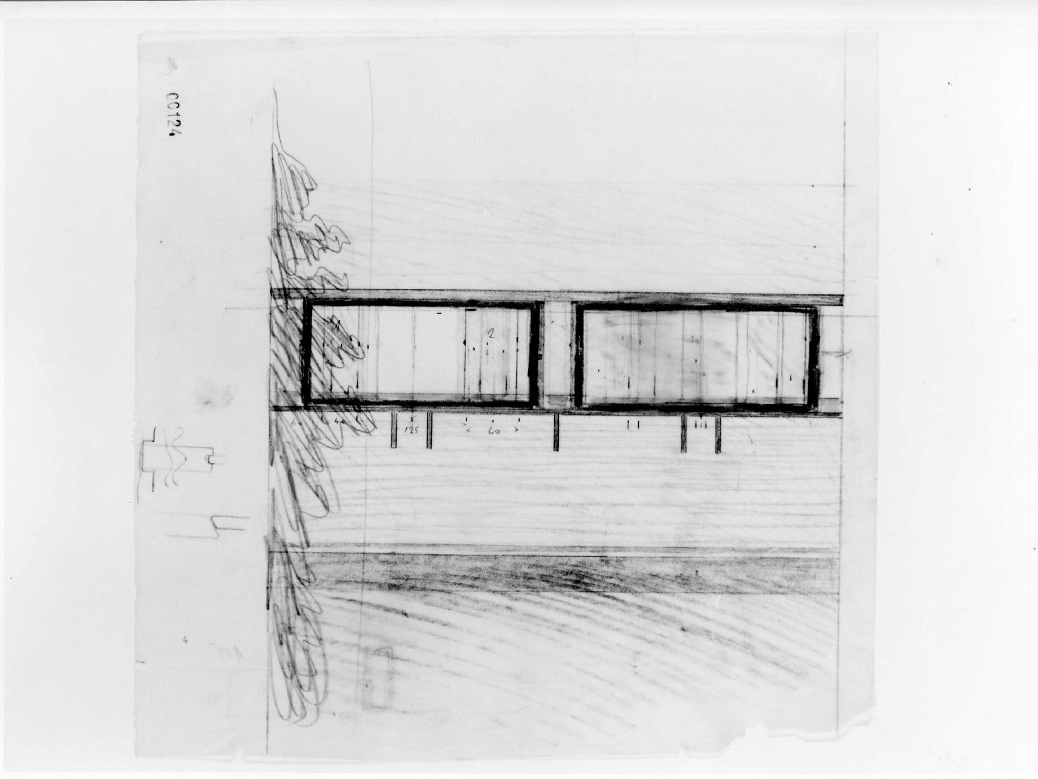 passaggio Reggia-Mastio del Museo di Castelvecchio di Verona (disegno) di Scarpa Carlo (sec. XX)