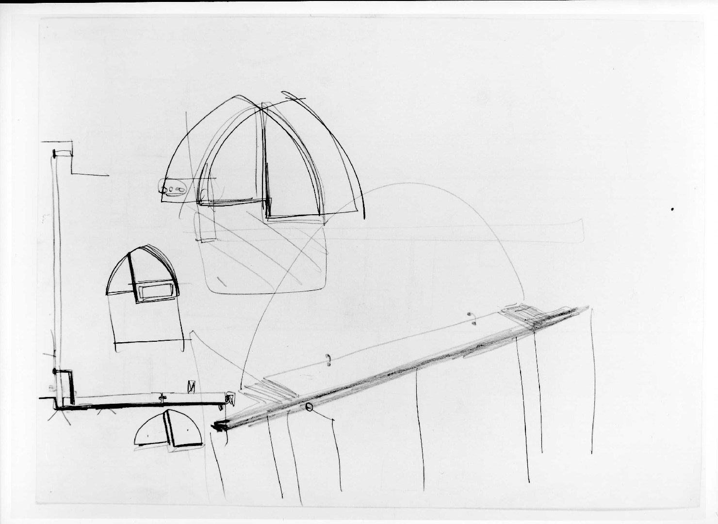 restauro dell'ala della Galleria del Museo di Castelvecchio di Verona (disegno) di Scarpa Carlo (sec. XX)