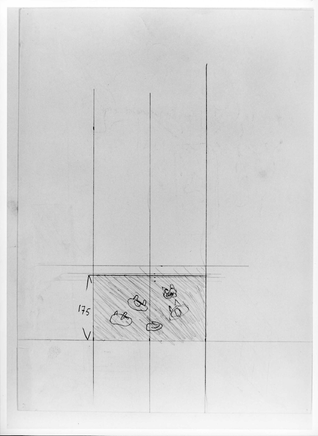 ala orientale del Museo di Castelvecchio di Verona (disegno) di Scarpa Carlo (sec. XX)
