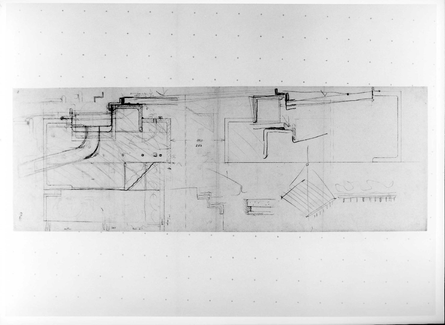 sacello del Museo di Castelvecchio di Verona (disegno) di Scarpa Carlo (sec. XX)