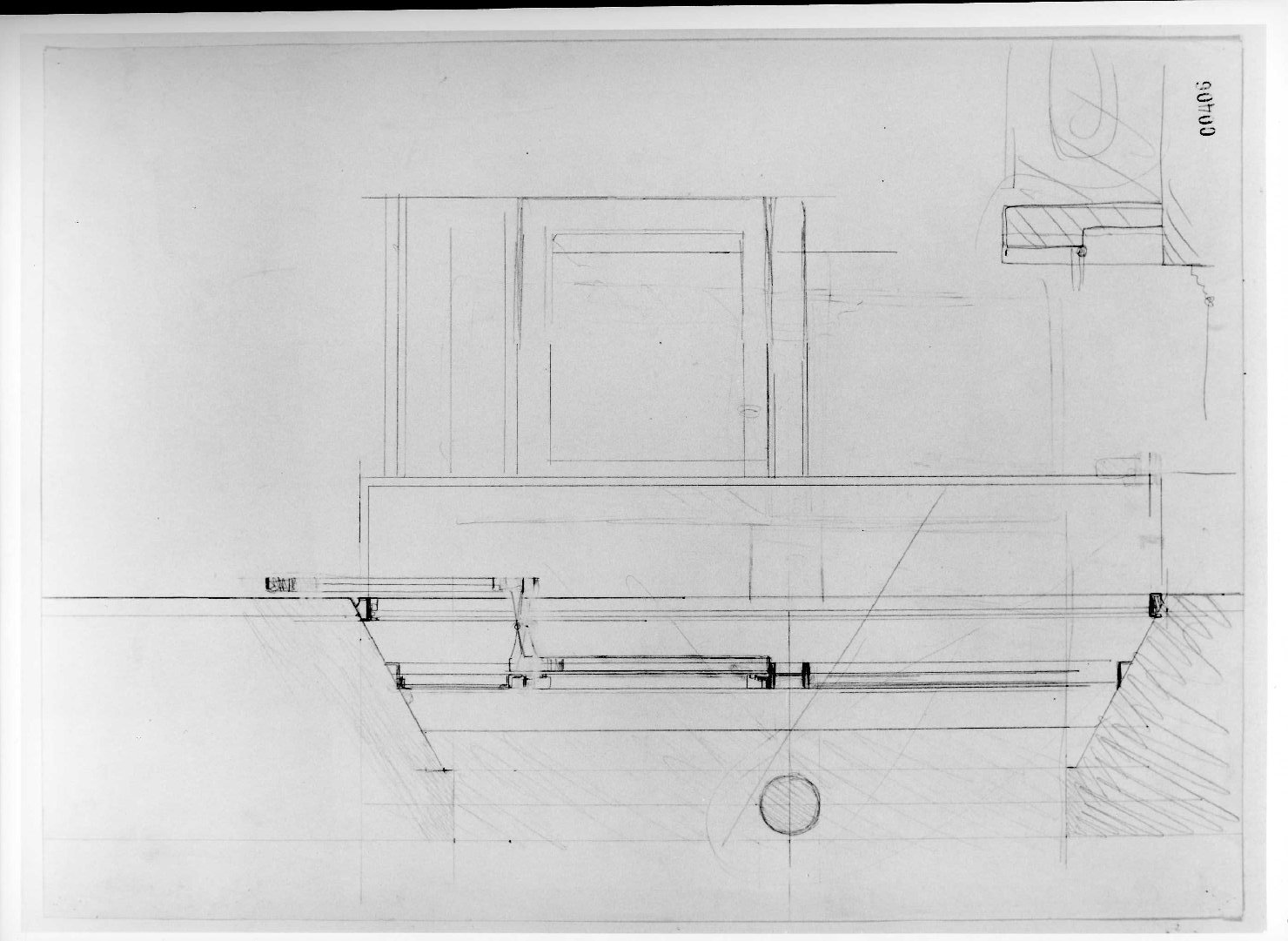 restauro dell'ala della Galleria del Museo di Castelvecchio di Verona (disegno) di Scarpa Carlo (sec. XX)