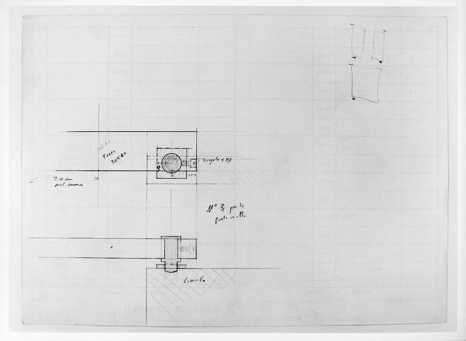 disegno di Scarpa Carlo (sec. XX)