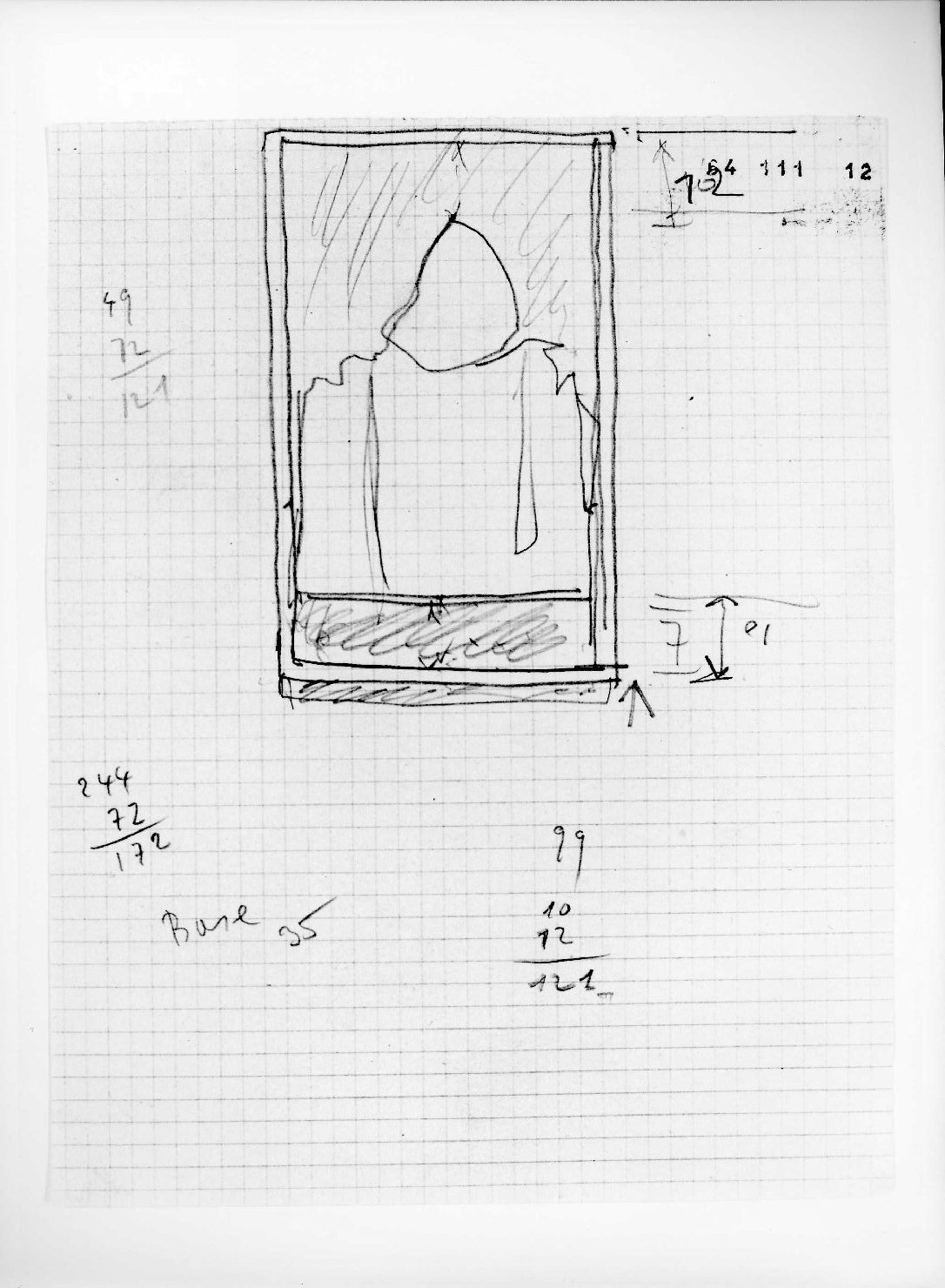disegno di Scarpa Carlo (sec. XX)