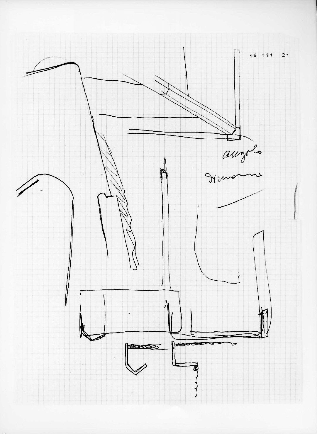 disegno di Scarpa Carlo, Rudella Angelo (sec. XX)