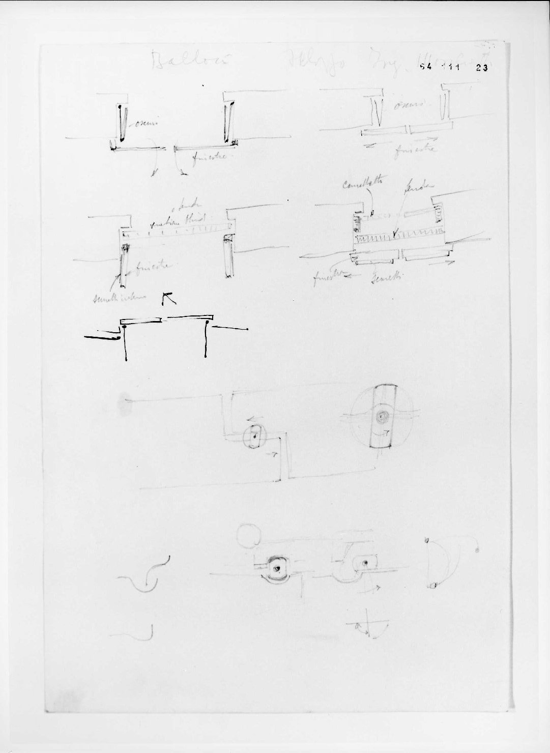 disegno di Scarpa Carlo, Rudella Angelo (sec. XX)