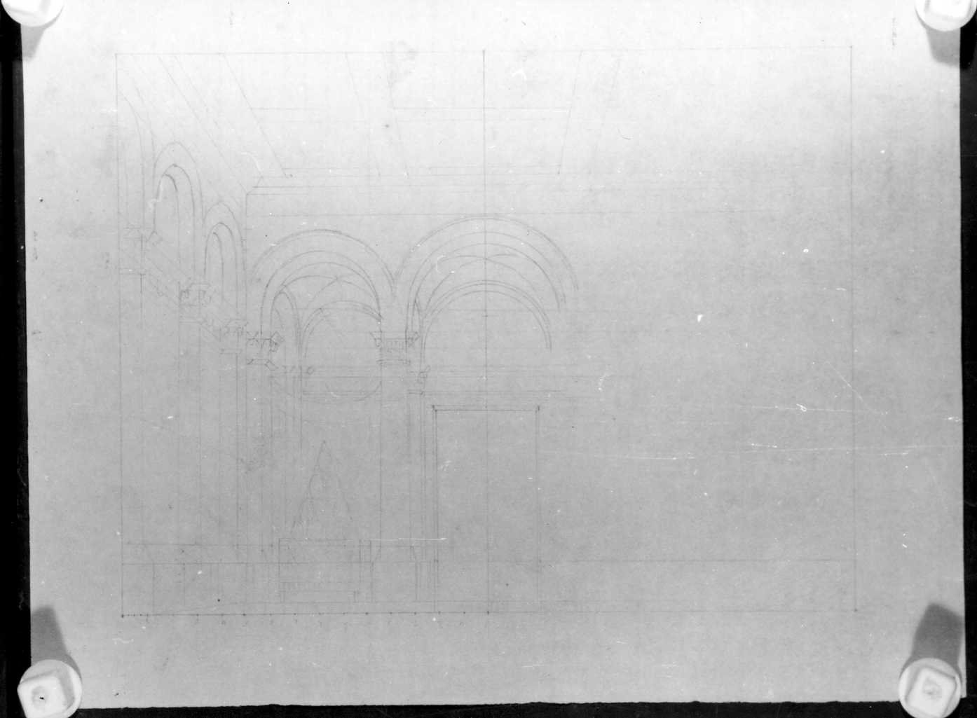 interno (disegno) di Picutti Giovanni (sec. XIX)