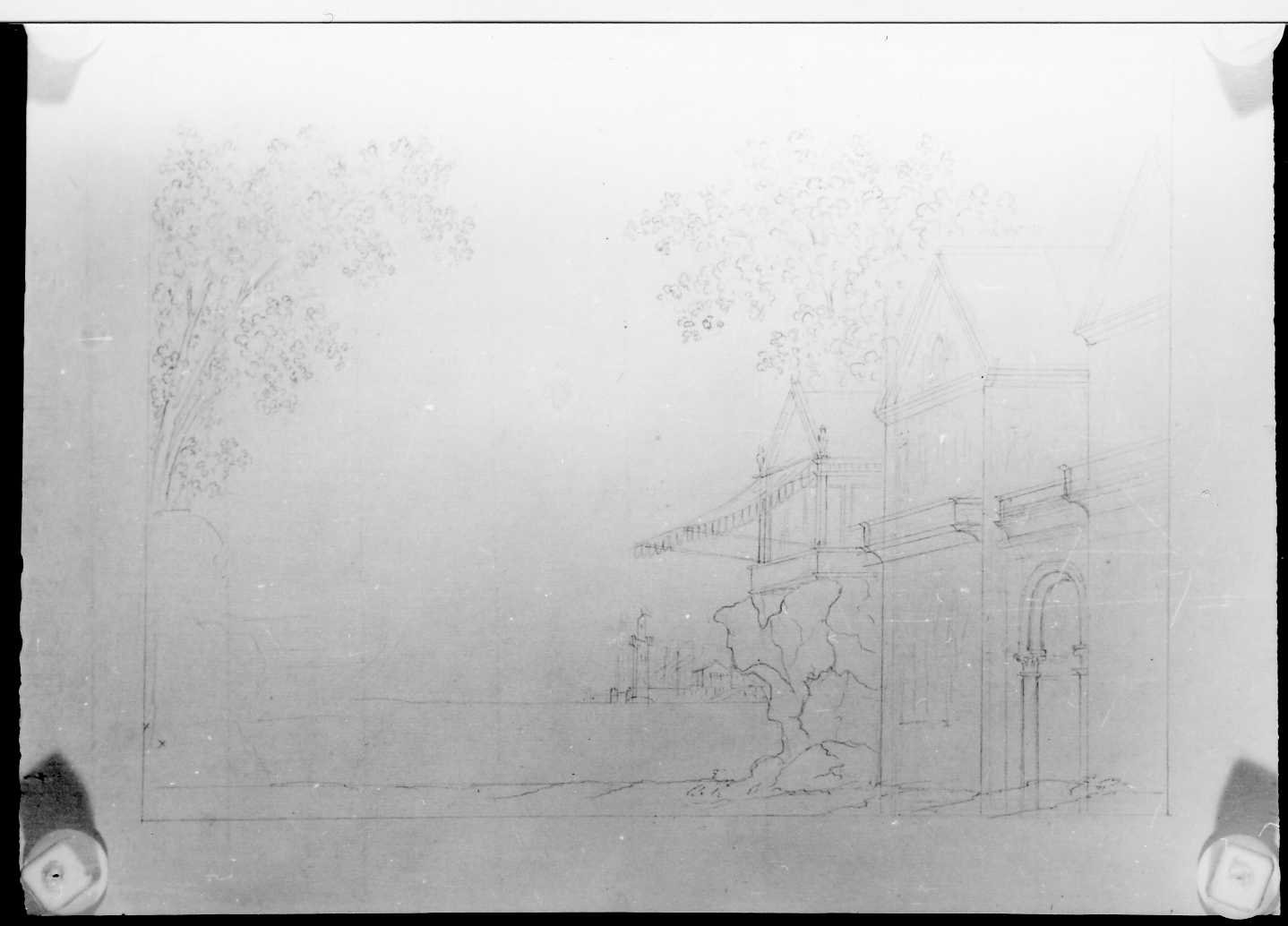 veduta (disegno) di Picutti Bartolomeo (sec. XIX)