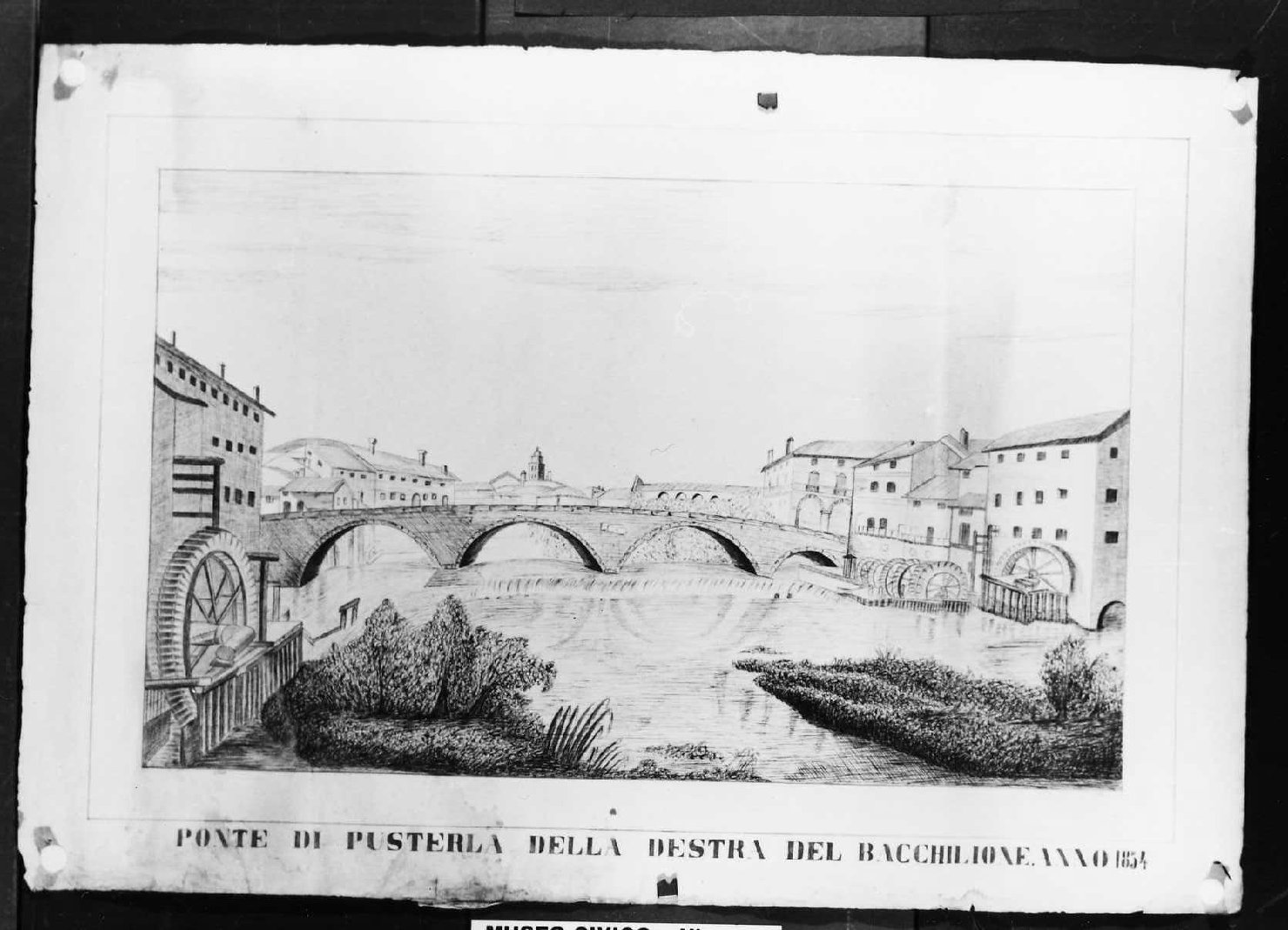 veduta di Vicenza (disegno, serie) di Zaccaria Giuseppe (sec. XIX)