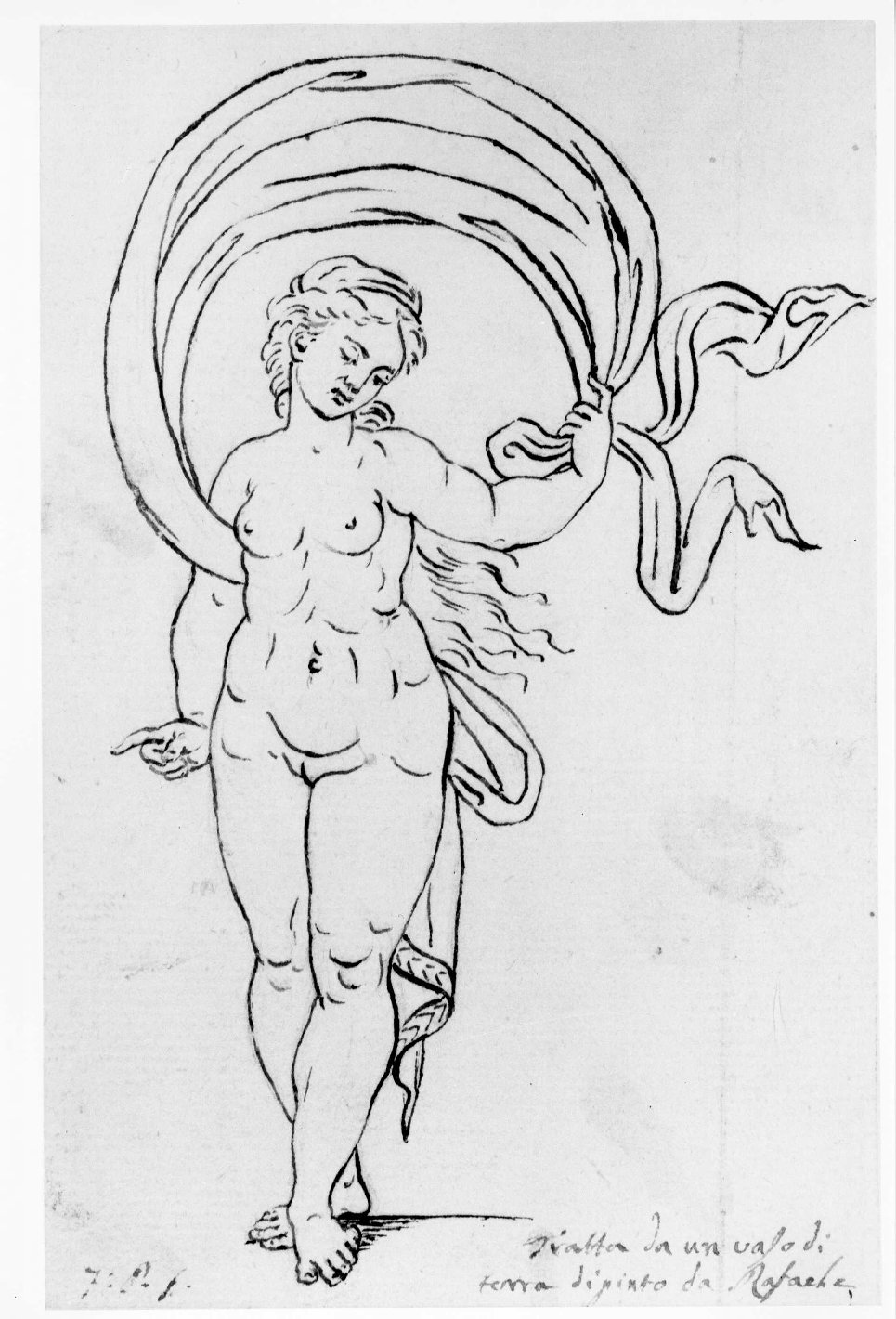 Venere (disegno) di Personi Francesco (secc. XVIII/ XIX)