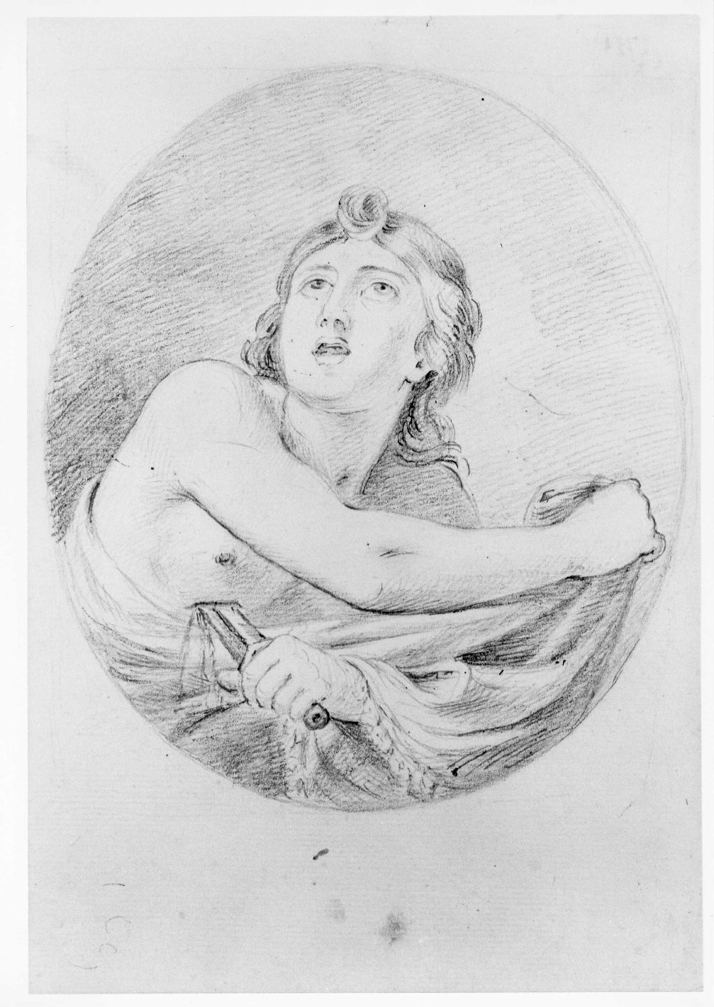 morte di Lucrezia (disegno) di Personi Francesco (inizio sec. XIX)