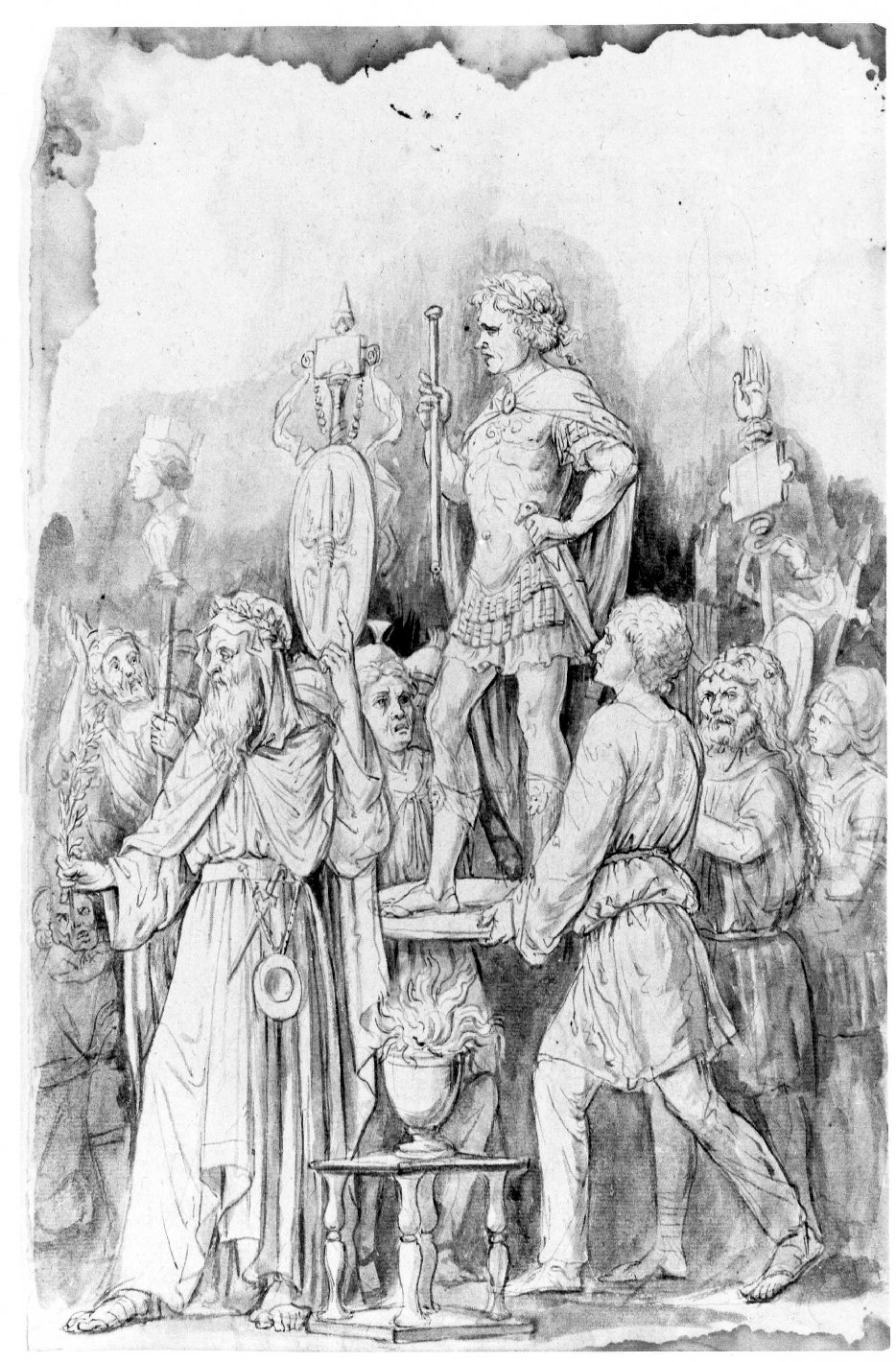 trionfo imperiale (disegno) di Nanin Pietro (metà sec. XIX)