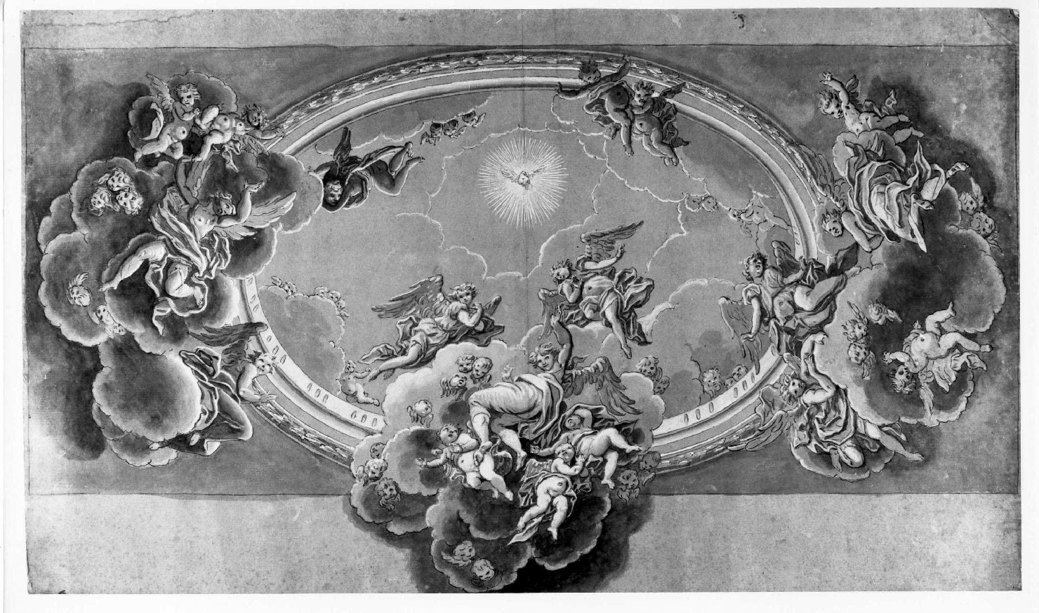 angeli (disegno) di Dorigny Ludovico (sec. XVIII)