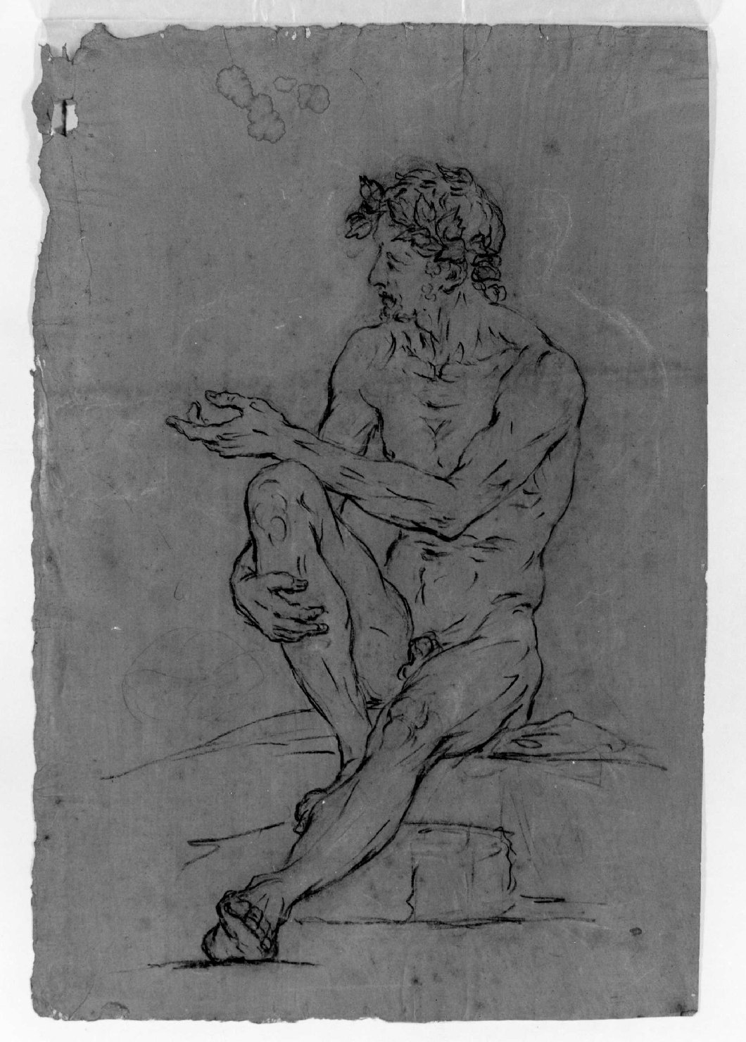 Bacco (disegno) di Caliari Paolo detto Caliari Paolino (inizio sec. XIX)