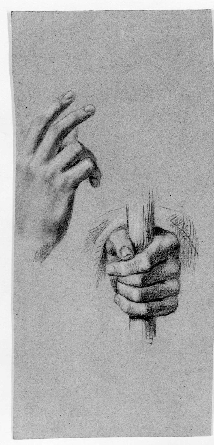 mani (disegno) di Recchia Angelo (attribuito) (metà sec. XIX)