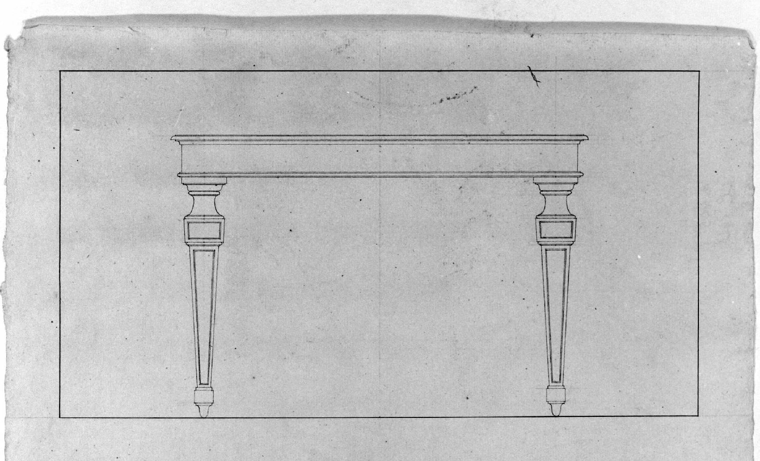 tavolo (disegno) - ambito Italia settentrionale (prima metà sec. XIX)
