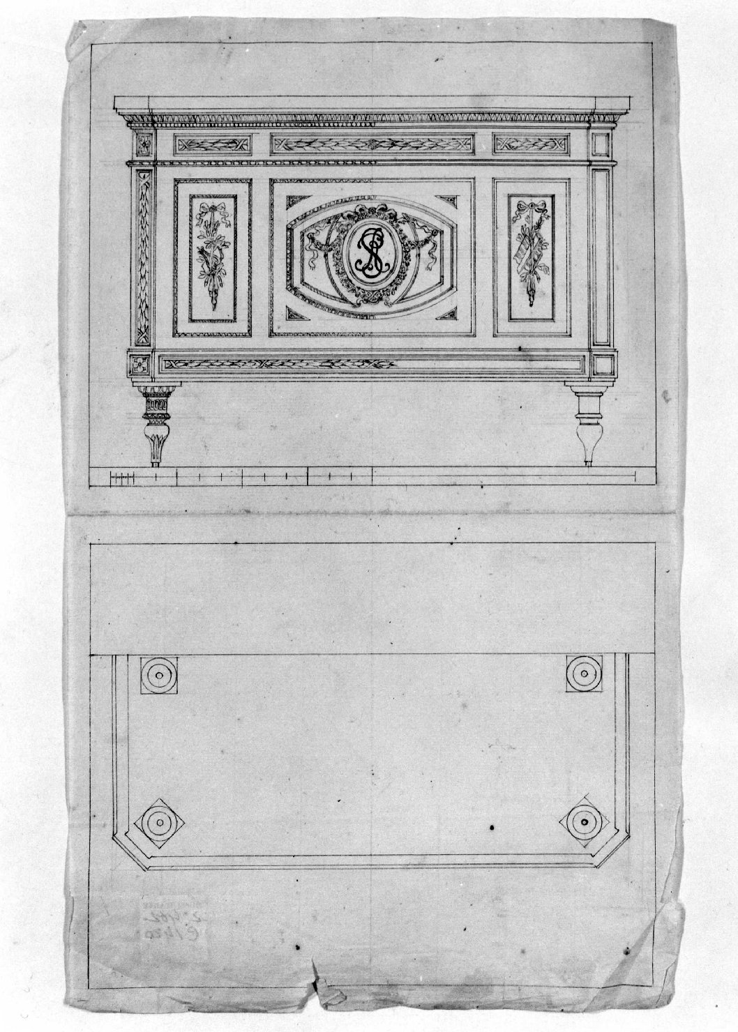 mobile (disegno) - ambito Italia settentrionale (primo quarto sec. XIX)