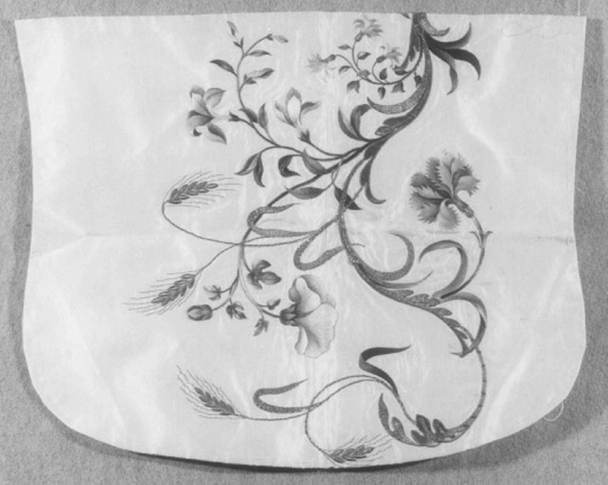 tessuto - ambito veneto (prima metà sec. XIX)