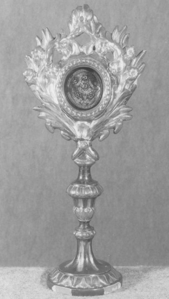 reliquiario - a ostensorio - ambito veneto (sec. XVIII)