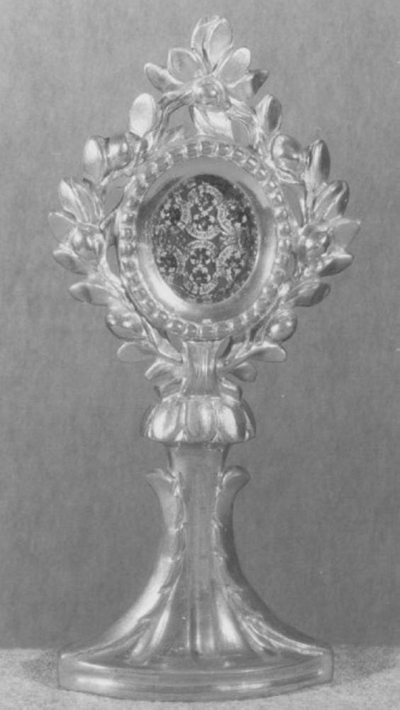 reliquiario - a ostensorio - ambito veneto (prima metà sec. XIX)