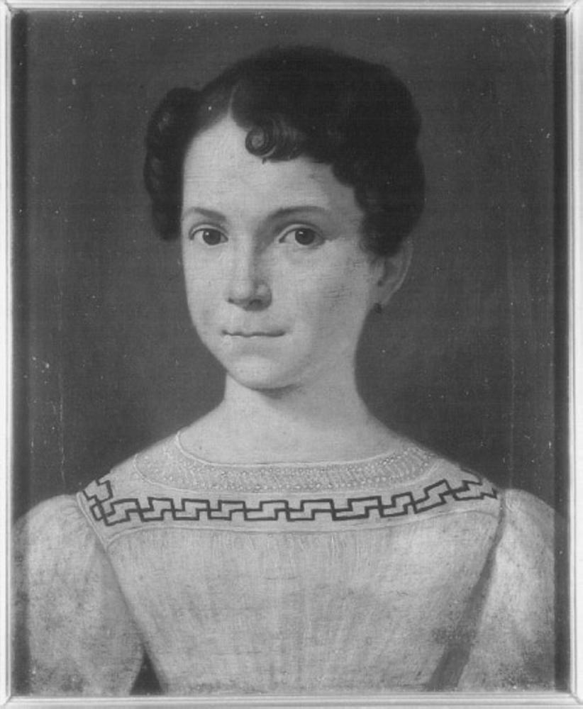 ritratto di donna (dipinto) - ambito veneto (prima metà sec. XIX)