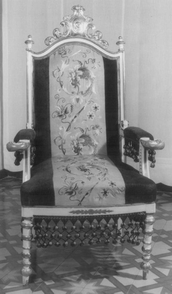 poltrona - ambito veneto (prima metà sec. XIX)