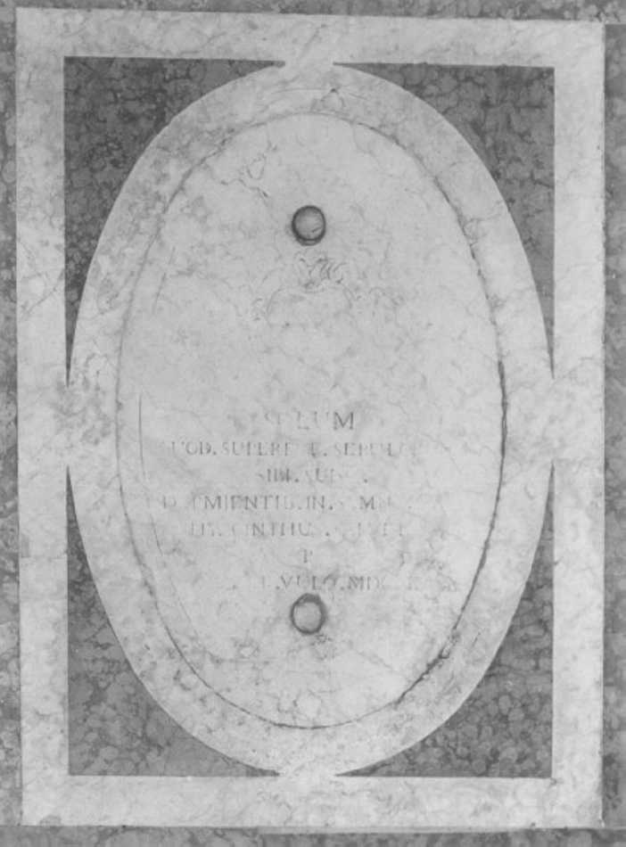 lastra tombale - ambito veneto (sec. XVIII)