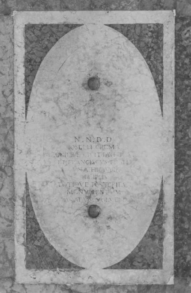 lastra tombale - ambito veneto (sec. XVIII)