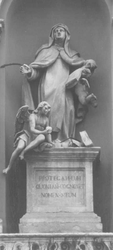 Madonna (statua, elemento d'insieme) di Zoppi Francesco (seconda metà sec. XVIII)