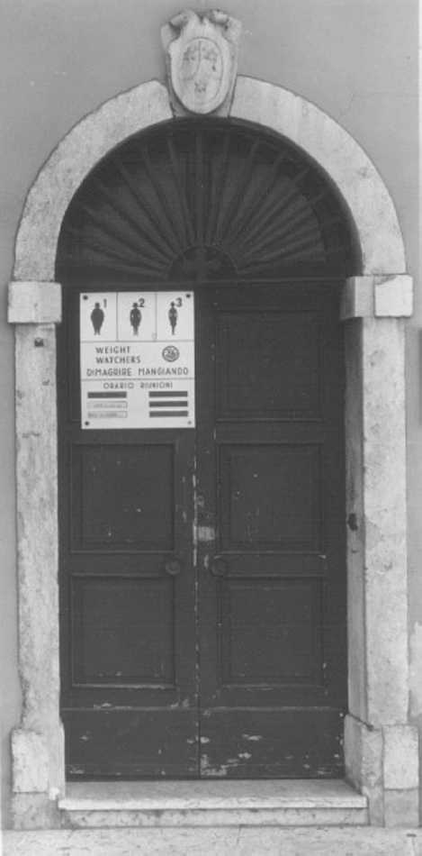 mostra di porta - ambito veneto (sec. XVII)