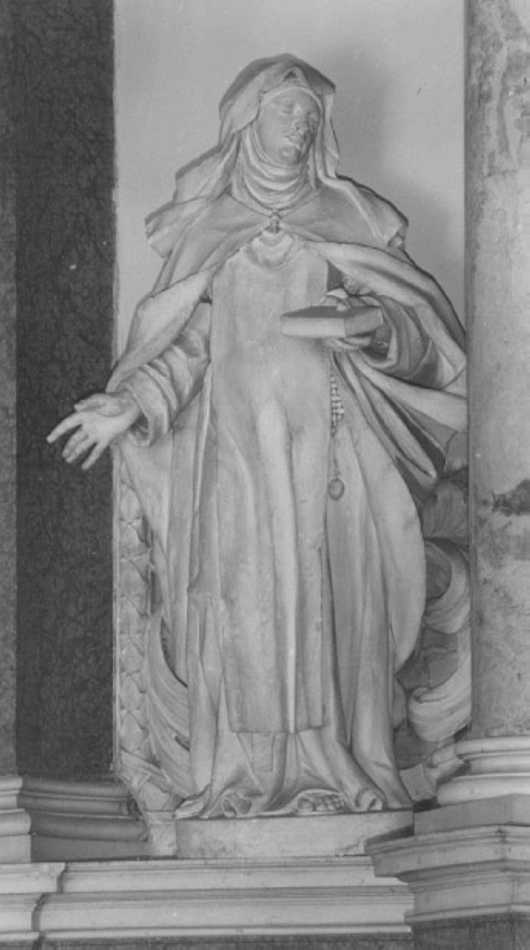 Santa Teresa (statua, elemento d'insieme) di Calegari Angelo (fine/inizio secc. XVII/ XVIII)