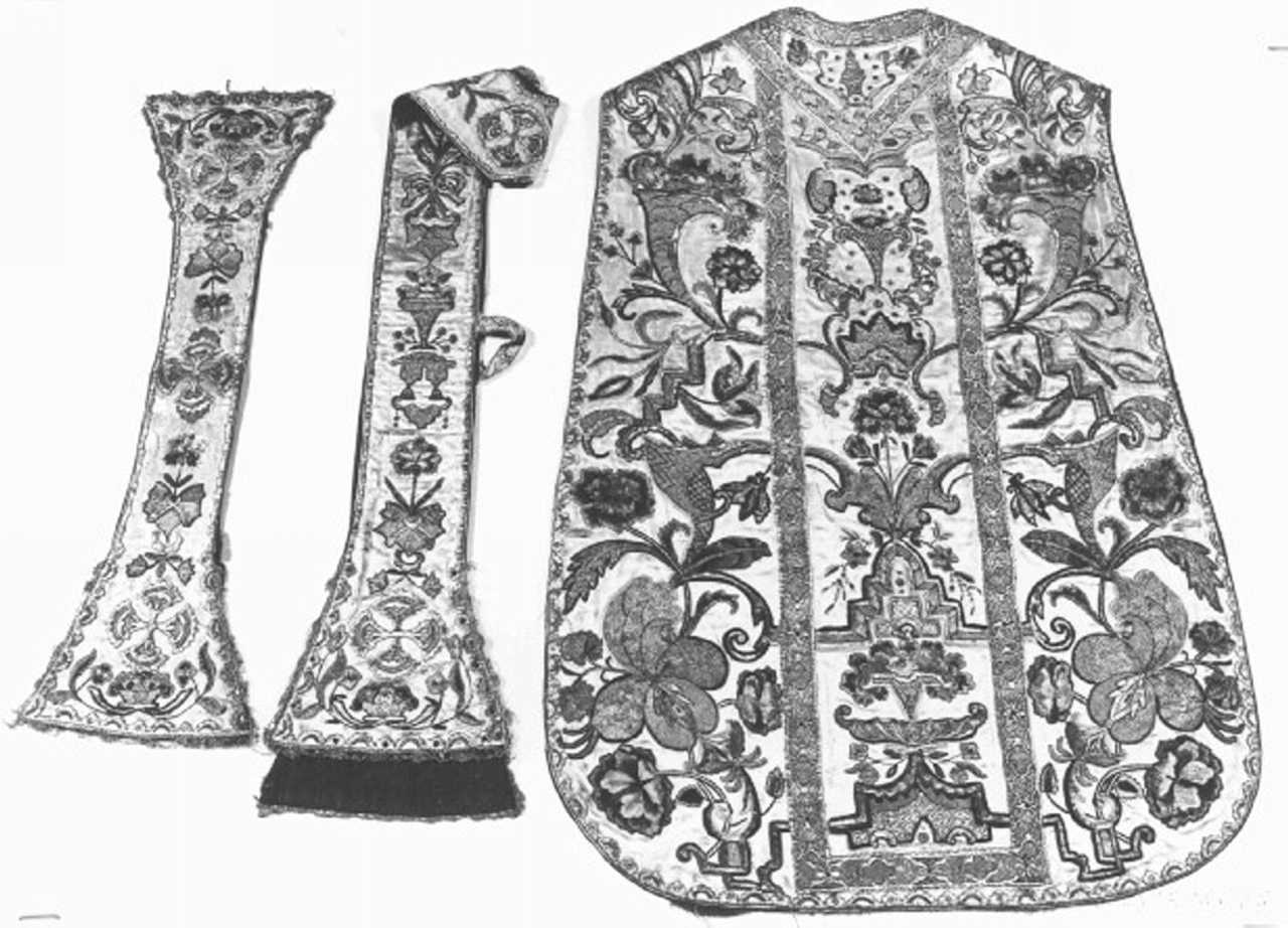 stola, elemento d'insieme - ambito veneto (sec. XIX)