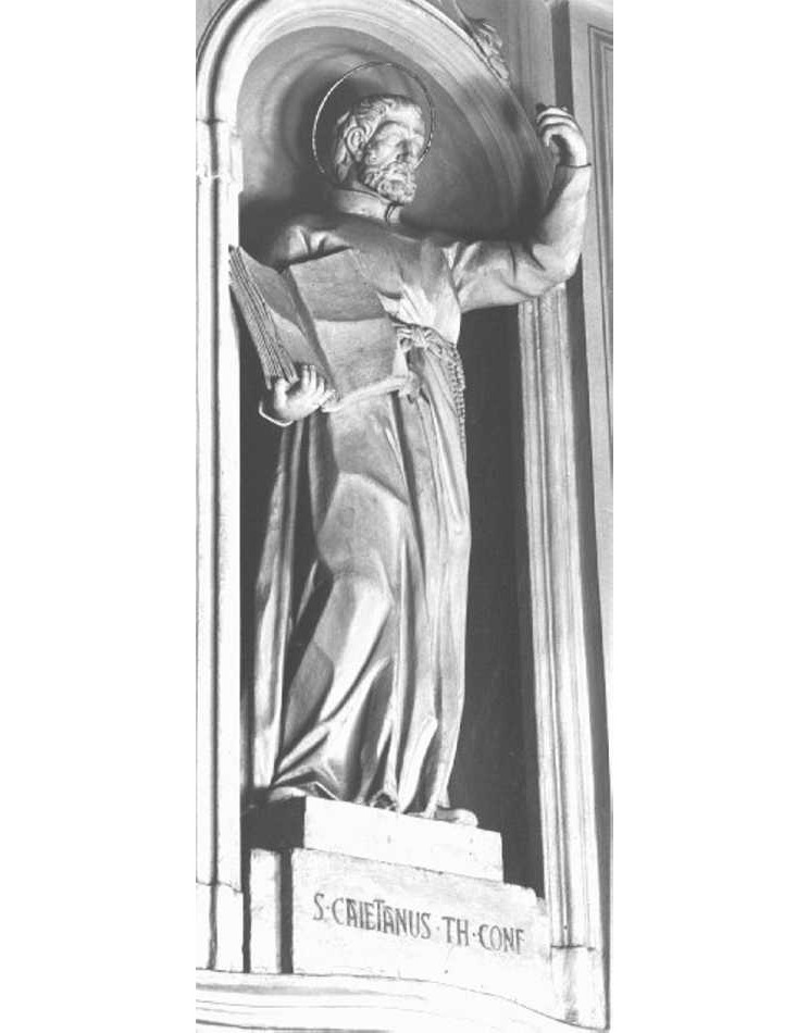 Santo (statua) di Muttoni Pietro detto Muttoni Jacopo Pietro (sec. XVIII)
