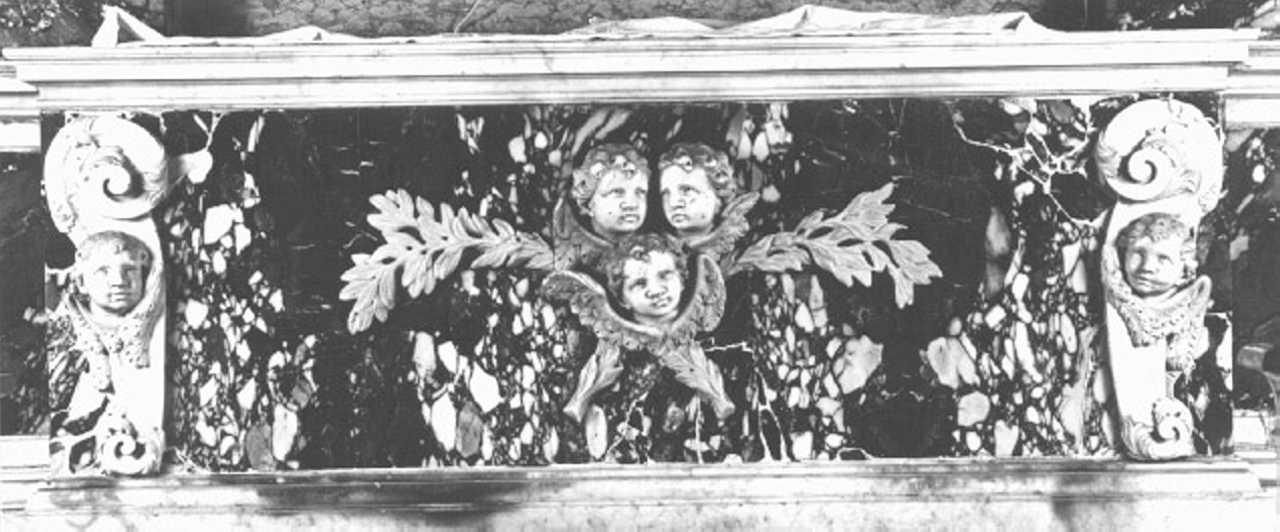 paliotto, elemento d'insieme di Tagliapietra Alvise (bottega) (fine/inizio secc. XVII/ XVIII)