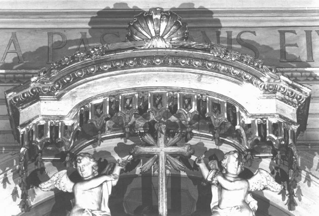 baldacchino d'altare, elemento d'insieme di Tagliapietra Alvise (bottega) (fine sec. XVIII)