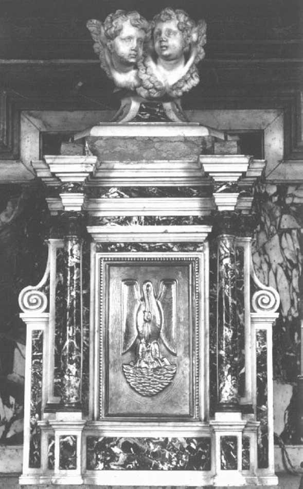 tabernacolo, elemento d'insieme - ambito veneto (sec. XVII)