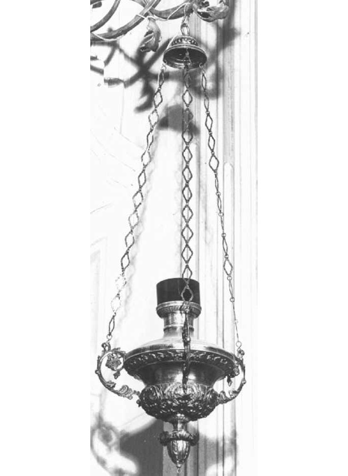 lampada pensile - ambito veneto (sec. XVIII)