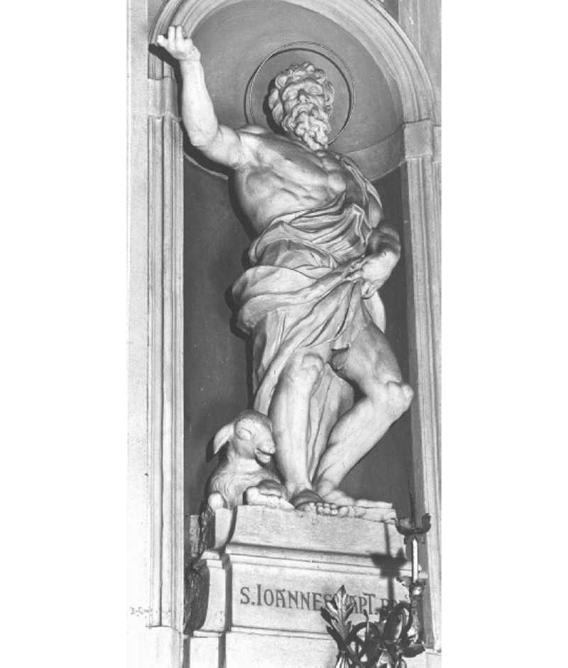 Santo (statua) di Muttoni Pietro detto Muttoni Jacopo Pietro (sec. XVIII)