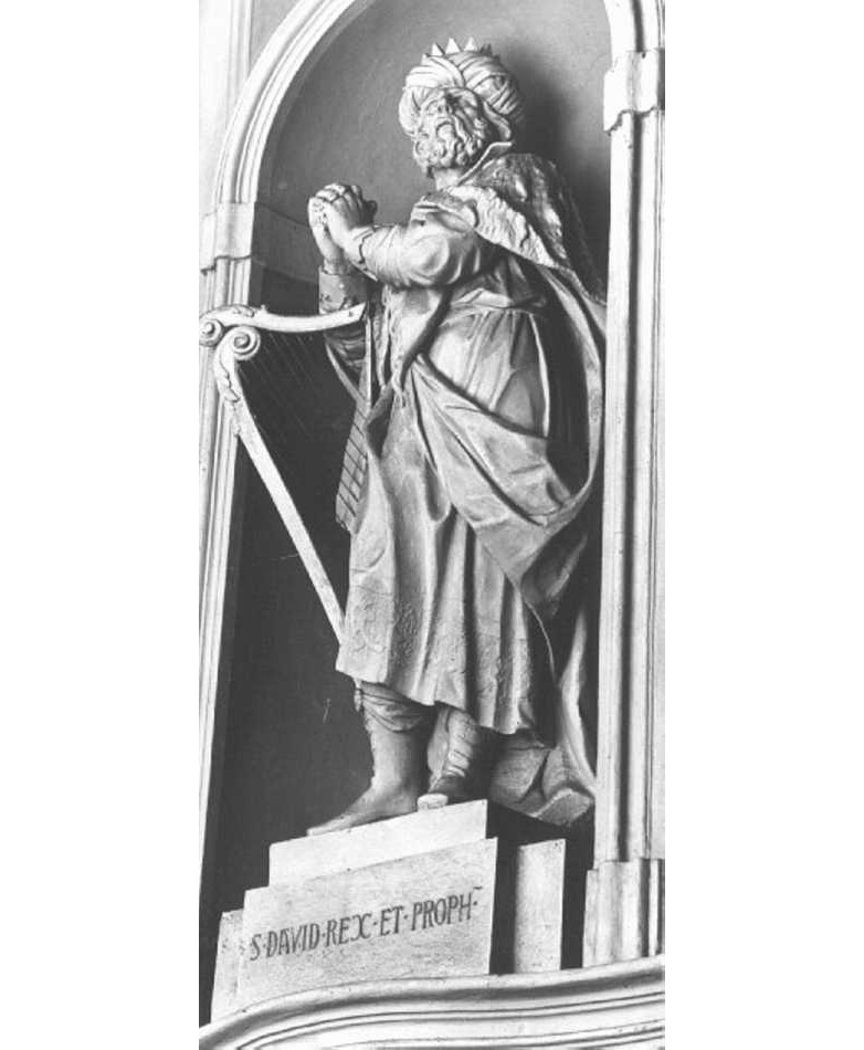 David re (statua) di Muttoni Pietro detto Muttoni Jacopo Pietro (attribuito) (sec. XVIII)