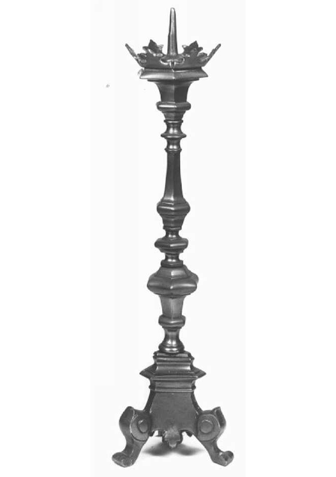 candeliere - ambito veneto (ultimo quarto sec. XVIII)