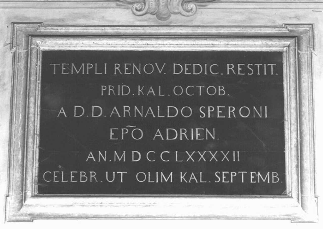 lapide - ambito veneto (sec. XVIII)