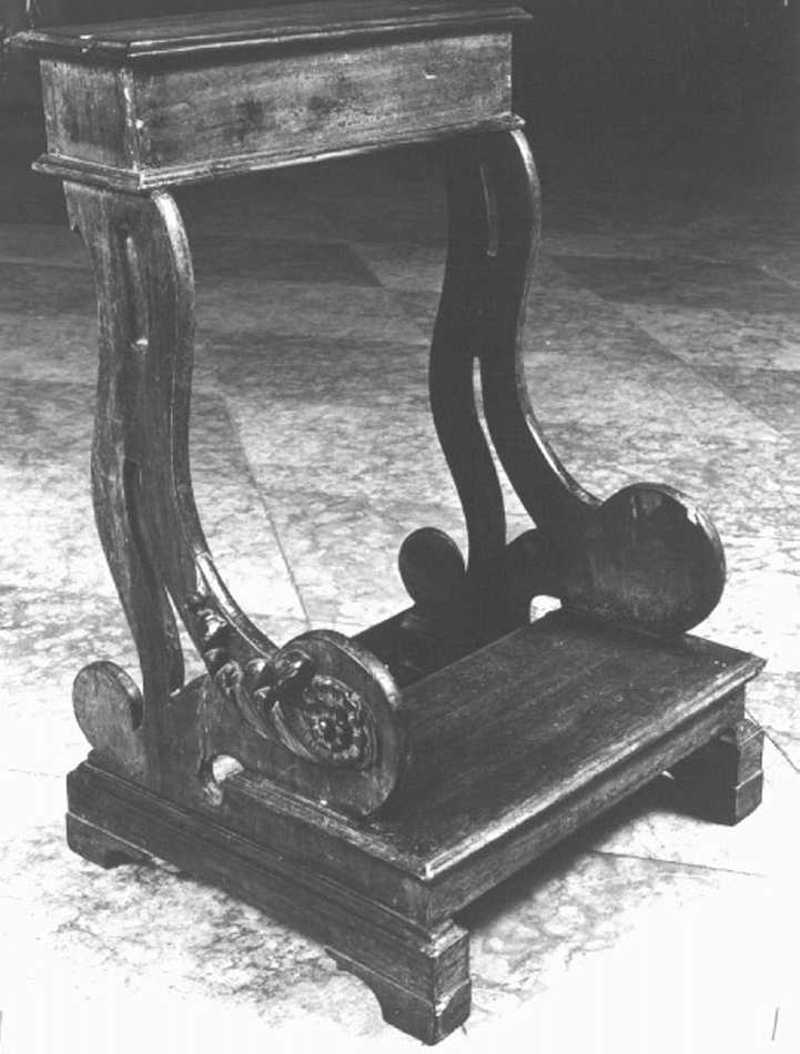 inginocchiatoio - ambito veneto (seconda metà sec. XIX)