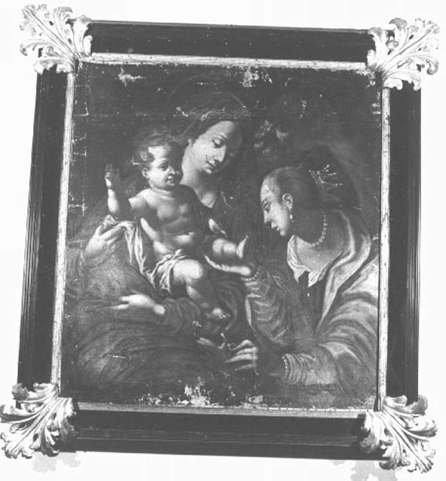 Madonna con Bambino e Santi (dipinto) - ambito veneto (sec. XVII)